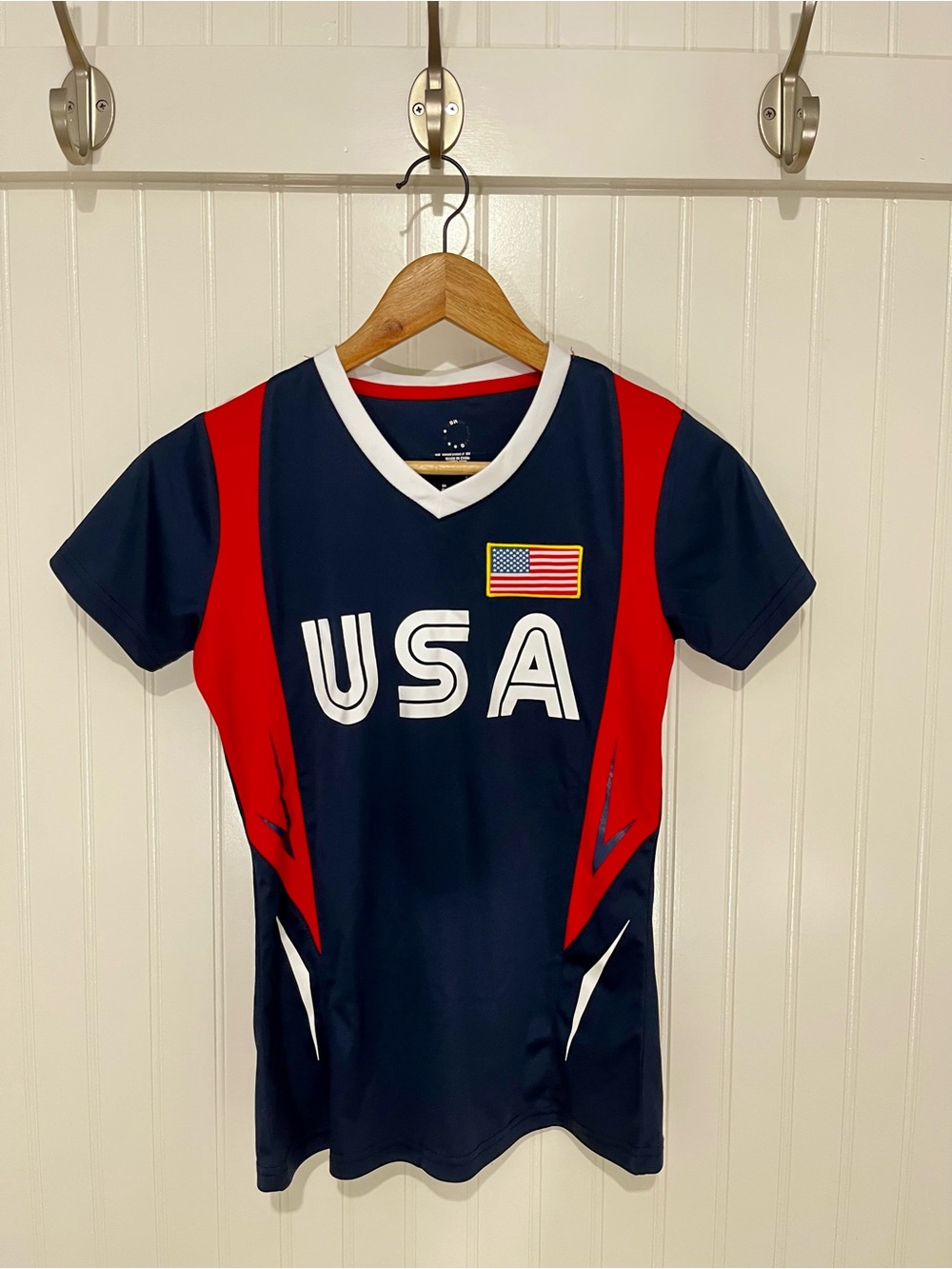 Kids Rose Lavelle USA Soccer Jersey - Navy & Red
